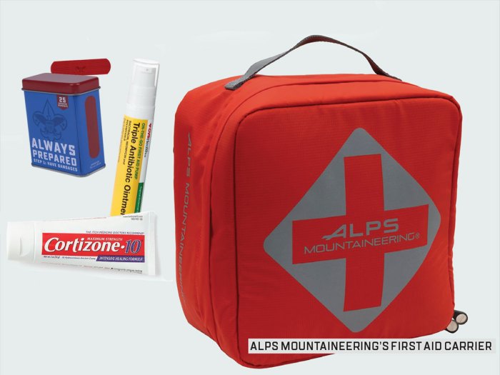 contents of a first-aid kit